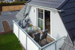 Balkon der Wohnung "Lachmöwe"