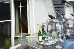 Auf dem Balkon